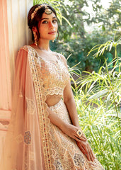 Beige Gold Palatial Lehenga Set