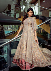 Sunset Dusk Anarkali Lehenga Set