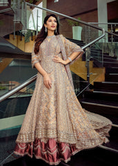 Sunset Dusk Anarkali Lehenga Set