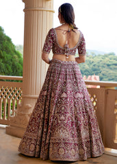 Maroon Majesty  Lehenga set