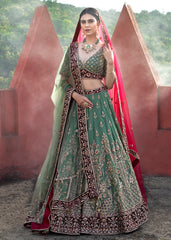 Emerald Mirage  Lehenga set