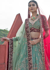 Emerald Mirage  Lehenga set