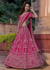 Pink Rose Regal  Lehenga set