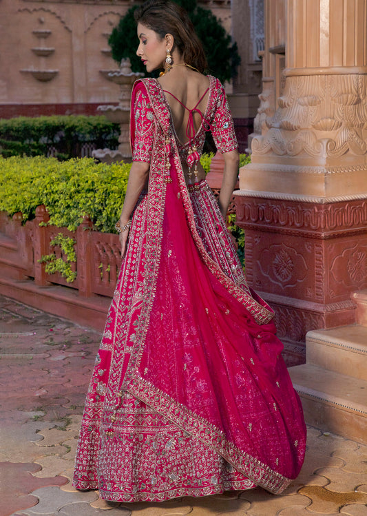 Pink Rose Regal  Lehenga set
