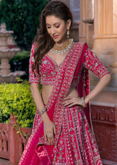 Pink Rose Regal  Lehenga set