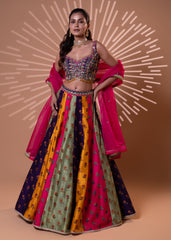 Riwaayat Mirror Embroidered Lehenga