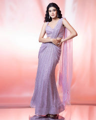 Baby Pink Saree
