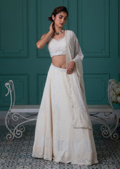 White Lehenga Set