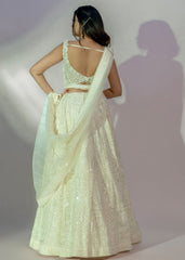 Pearl White Lehenga