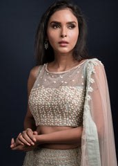 Pastel Sky Lehenga Set