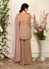 Ecru Mukaish Sharara Set