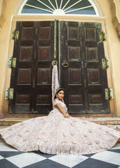 Princess Peach Off Shoulder Lehenga Set