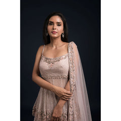 Blush Peplum Lehenga Set