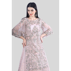 Pastel Pink Kurta Lehenga Persian Set
