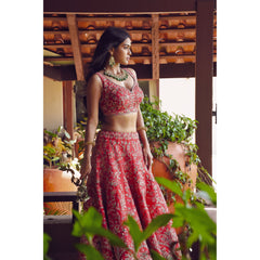 Sonya - Crimson Bagh Lehenga Set