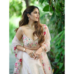 Mitali - Peach Blossom Lehenga Set