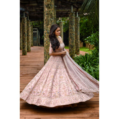 Old Rose Pink Lehenga Set