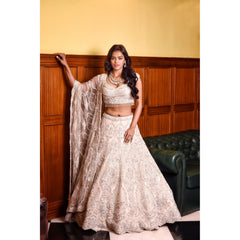 Ivory Renaissance Lehenga Set