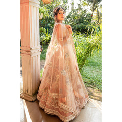 Beige Gold Palatial Lehenga Set