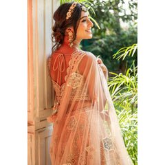 Beige Gold Palatial Lehenga Set