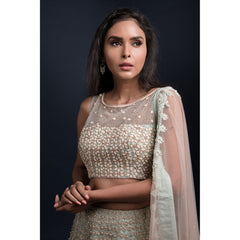 Pastel Sky Lehenga Set