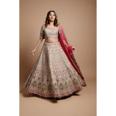 Antique Gold Bridal Lehenga Set