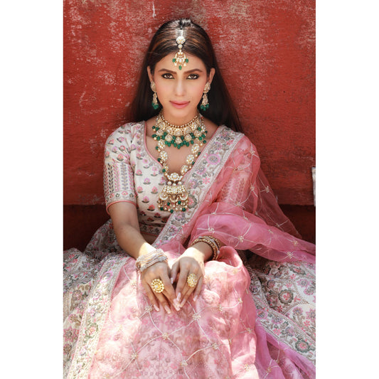 Subha Rajput - Ivory Multicolor Lehenga Set