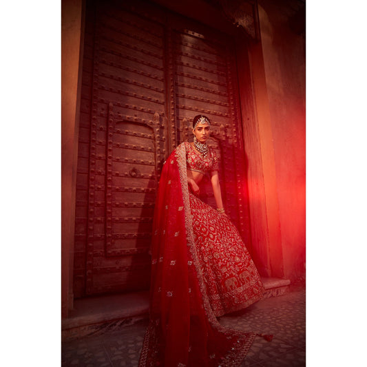 Royal Red Lehenga Set