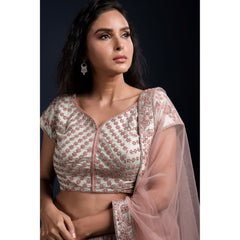 Copper Ice Lehenga Set